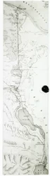 Kaart van het Suezkanaal, c.1869